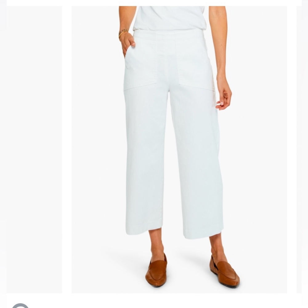 NWT Nic  & Zoe All Day Slim Wide Leg Crop Pants.  Size 14